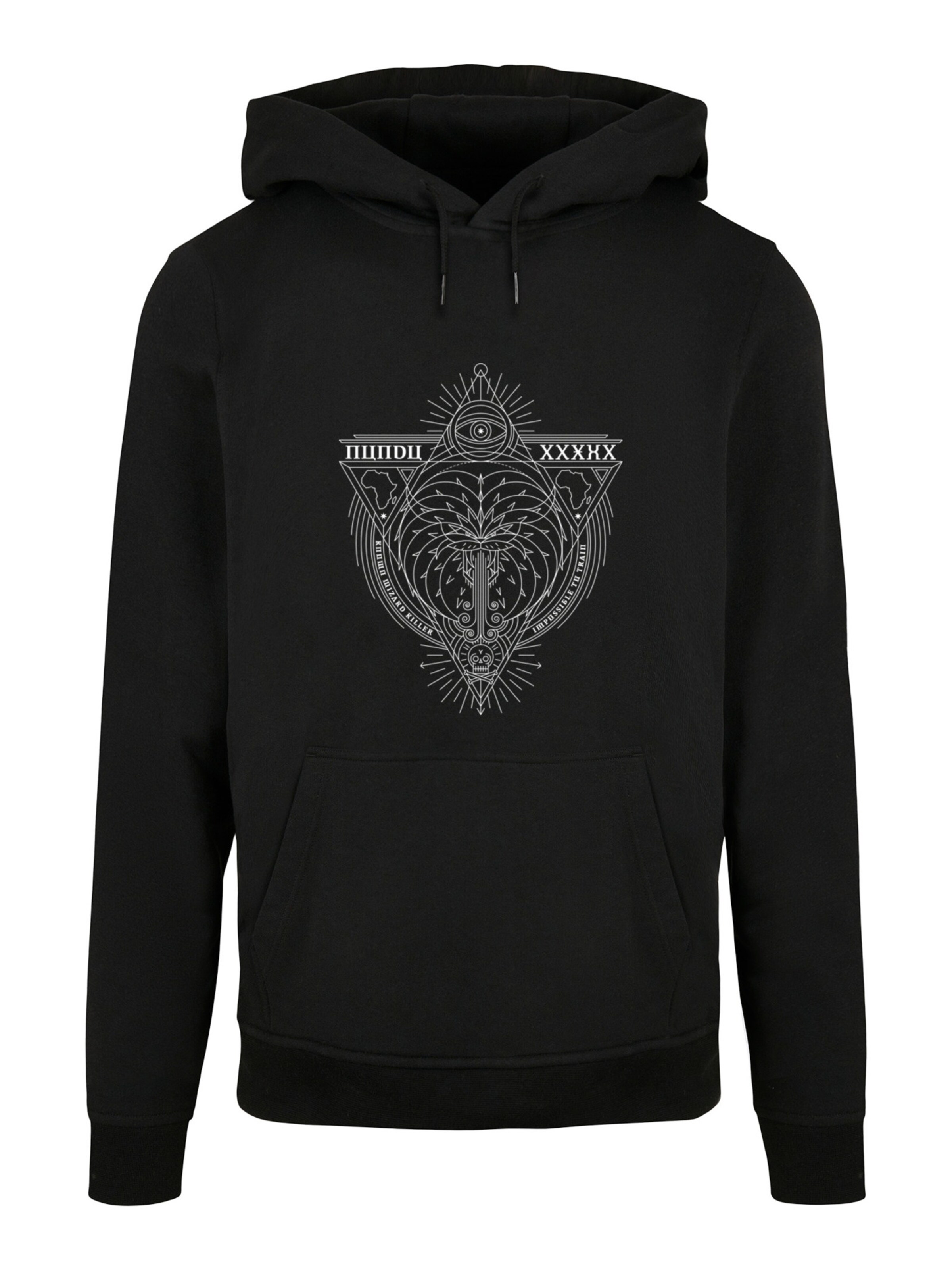 Sweat-shirt F4NT4STIC en noir : devant