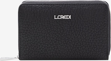 L.CREDI Wallet 'Pinella' in Black: front