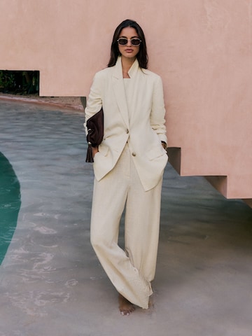 Friends Like These Широкий Плиссированные брюки в Бежевый