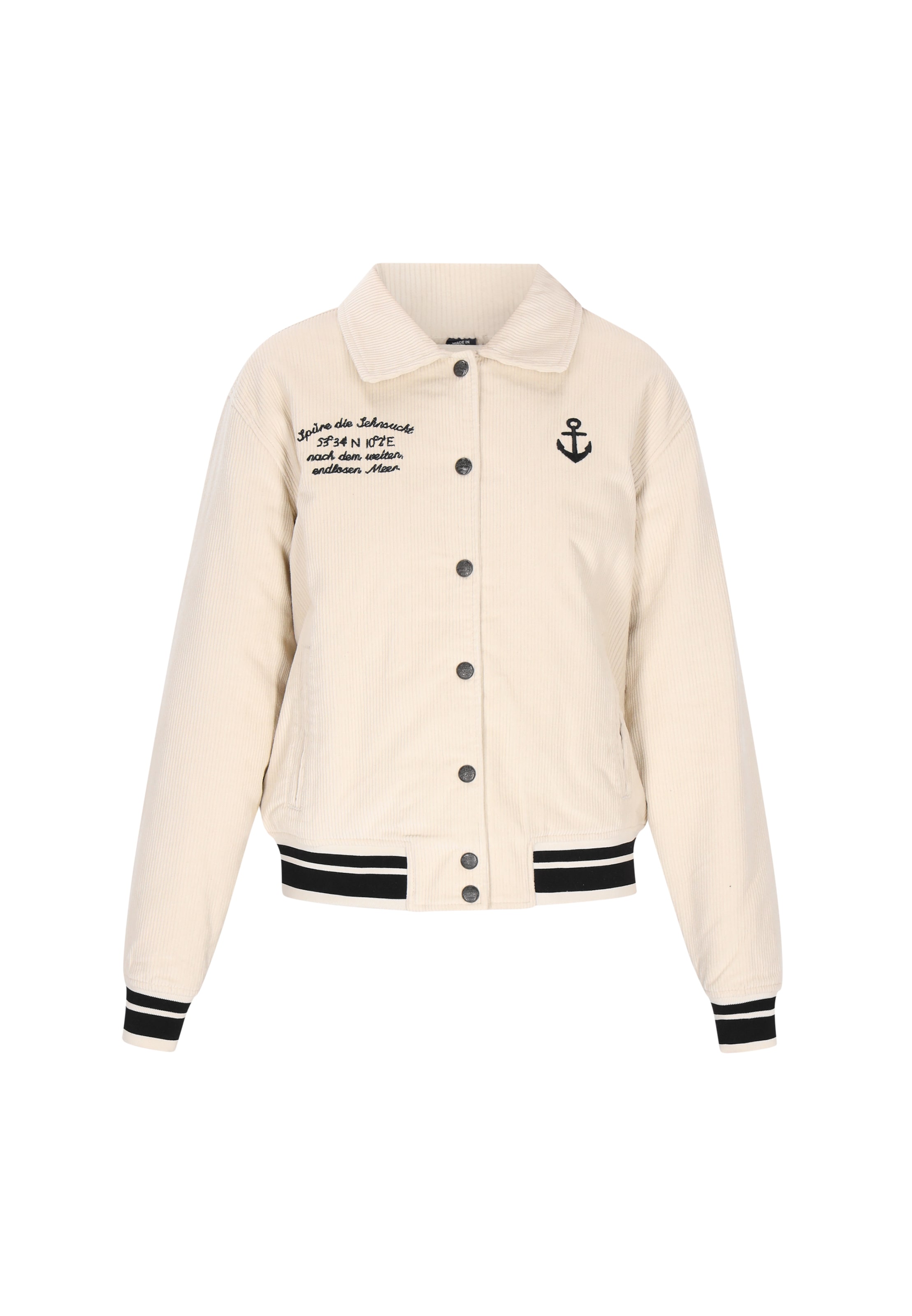 DreiMaster Vintage Between-season jacket in Beige: front