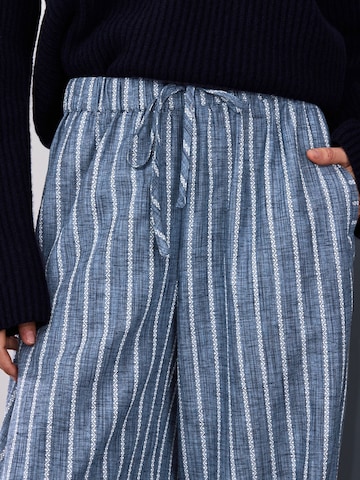 Next Wide Leg Housut värissä sininen