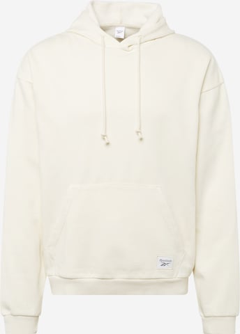 ReebokSportska sweater majica - bijela boja: prednji dio