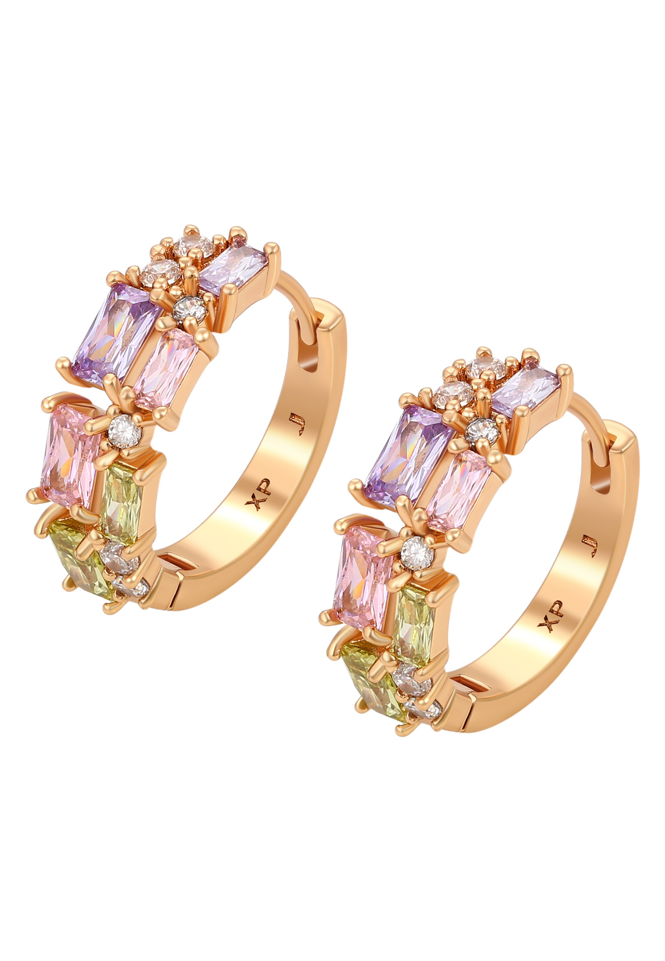 faina - Pendientes en oro: frente