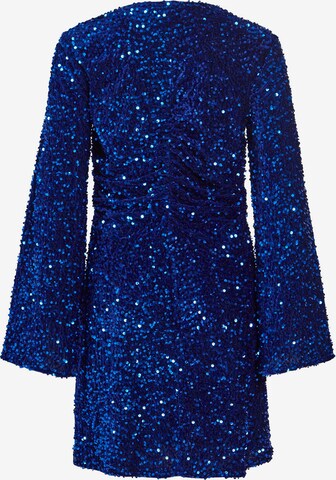 VILA Koktejlové šaty 'BARINA' – modrá