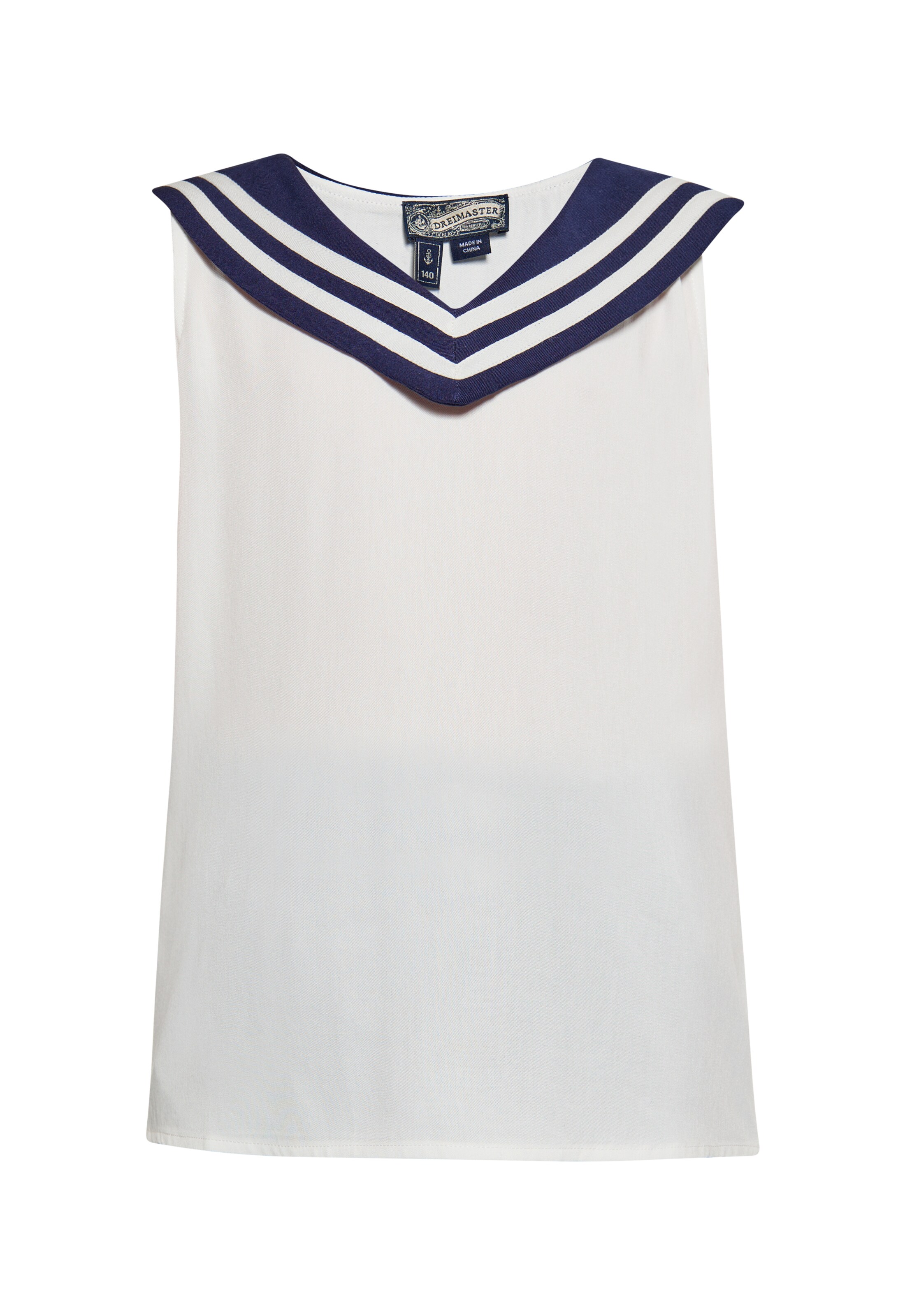 DreiMaster Vintage Pluus, värv valge: eest vaates