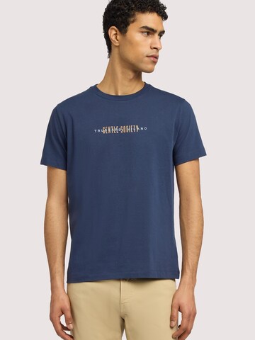 Trussardi - Camiseta de fútbol en azul: frente