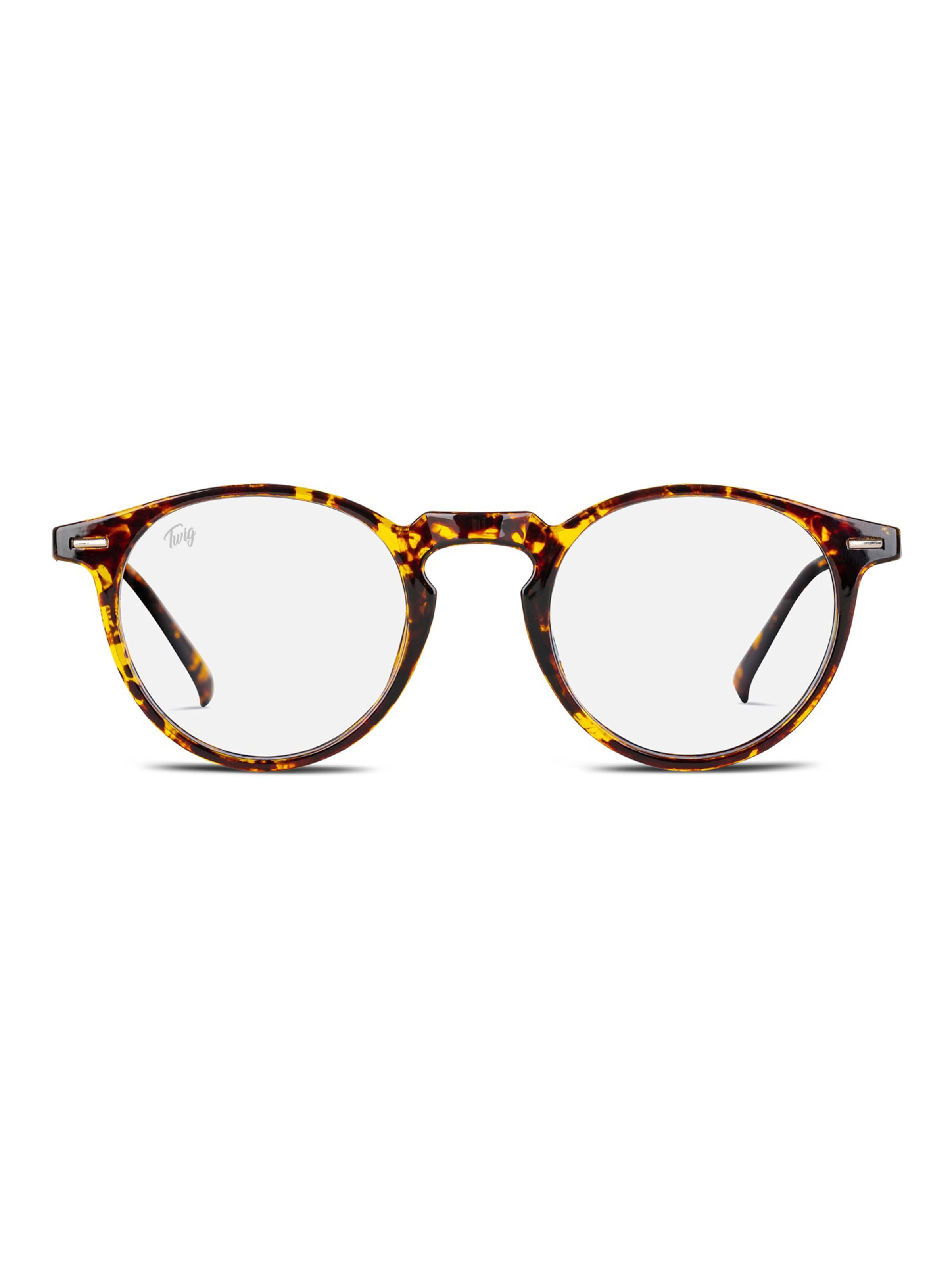 TWIG Concept Milano Glasses 'Watson BlueLight' in Beige: front