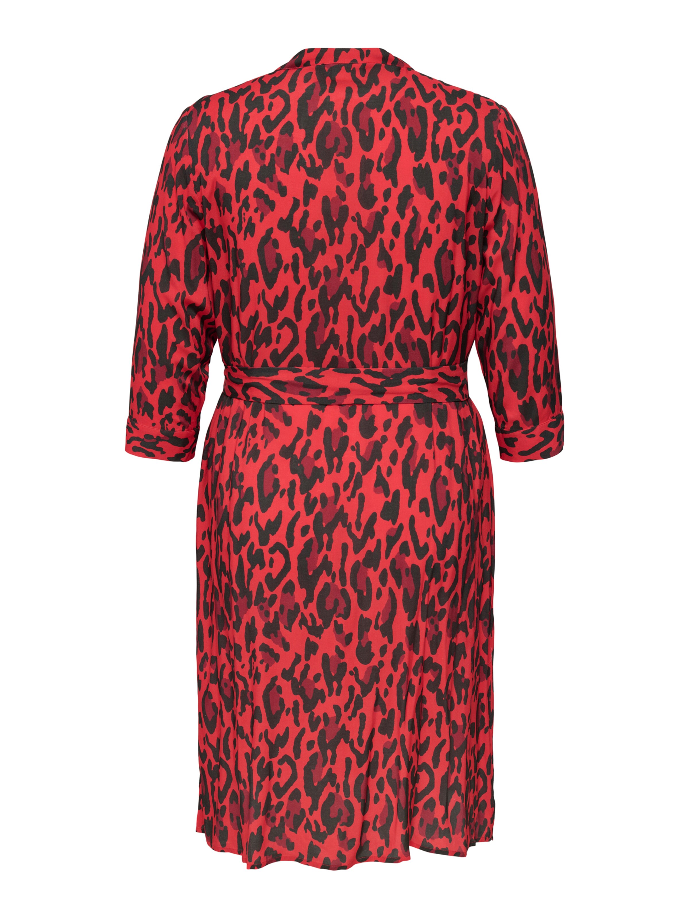 ONLY Carmakoma Рокля тип риза 'CARHarmony' в червено