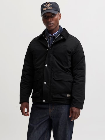 JACK & JONES Átmeneti dzseki 'JORNORREBRO' - fekete: elől