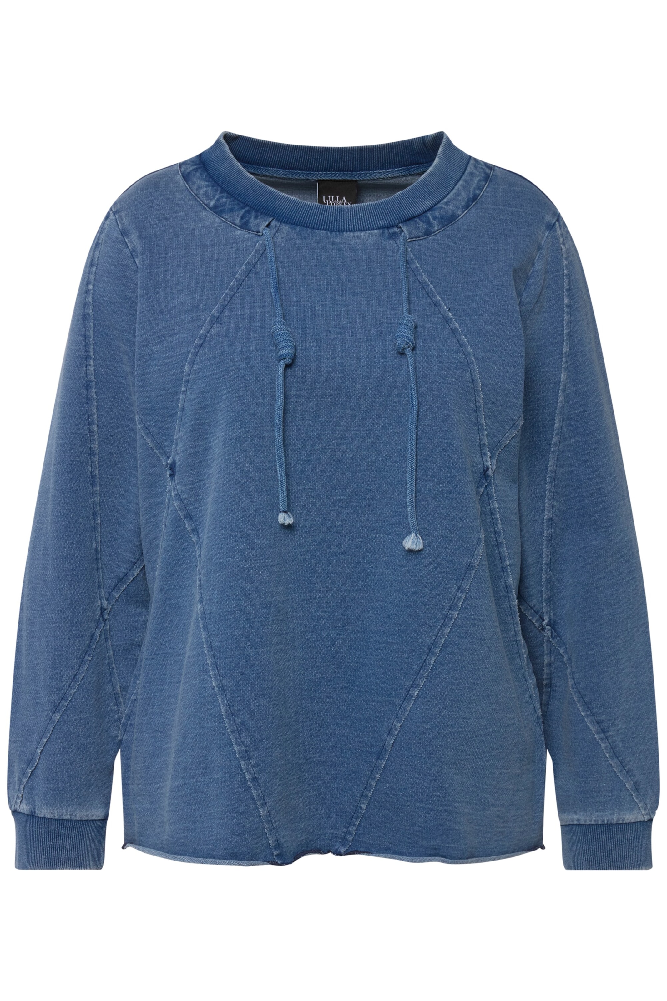 Ulla Popken Sweatshirt in Blau: Vorderseite