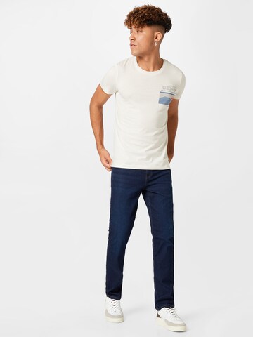 TOM TAILOR DENIM T-Shirt in Weiß