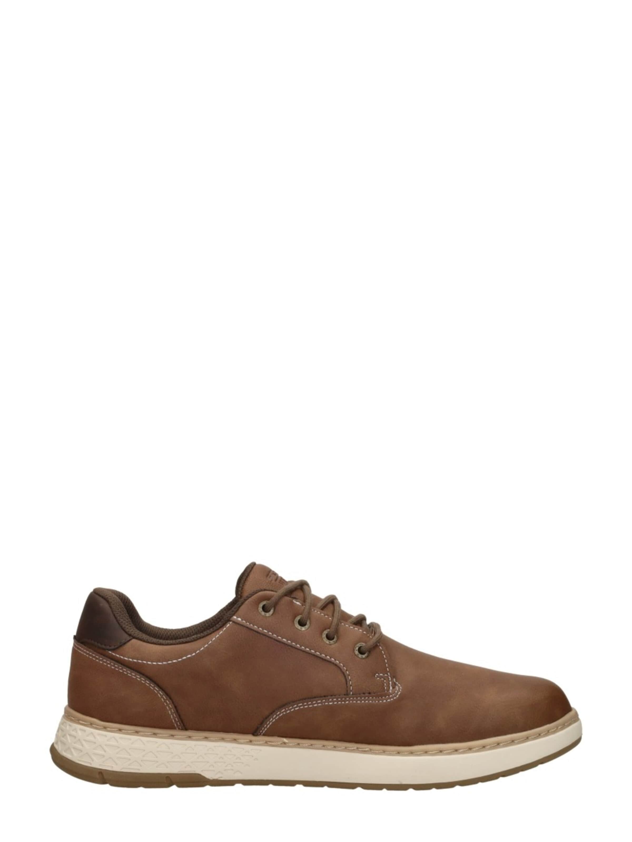 SKECHERS Sportieve veterschoen 'Garlan' in Bruin