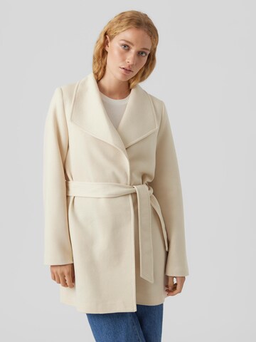 VERO MODA Between-Seasons Coat 'Dona Vivian' in Beige: front