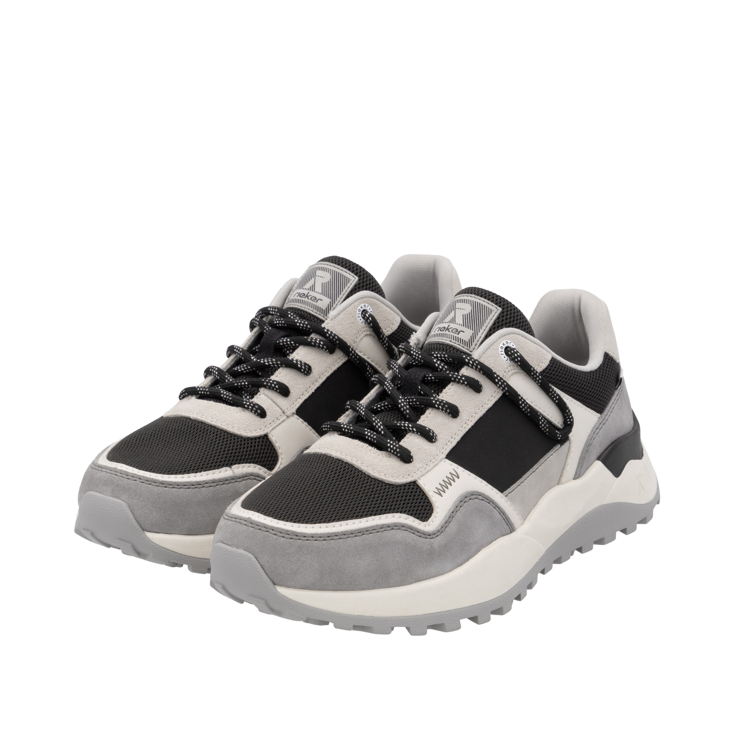 Baskets basses Rieker Sport en noir