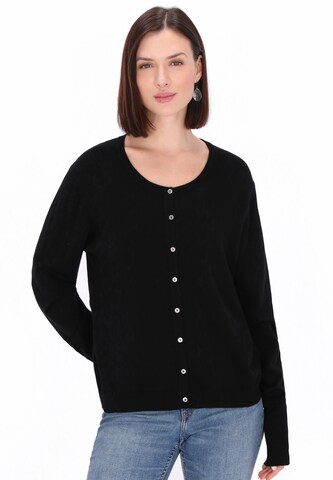 usha BLUE LABEL - Cárdigan en negro: frente