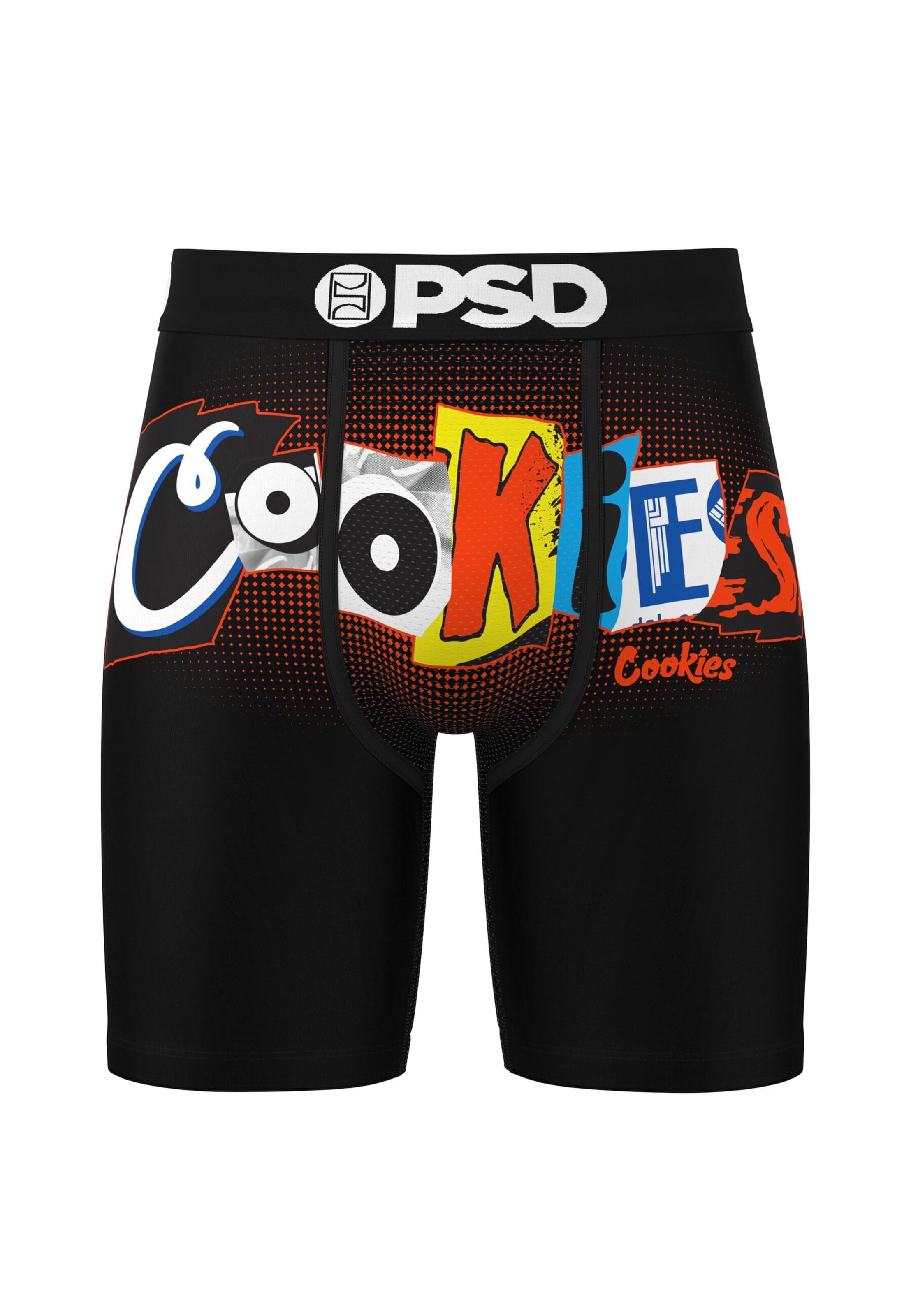 Boxer 'Cookies Ransom' di PSD in nero: frontale