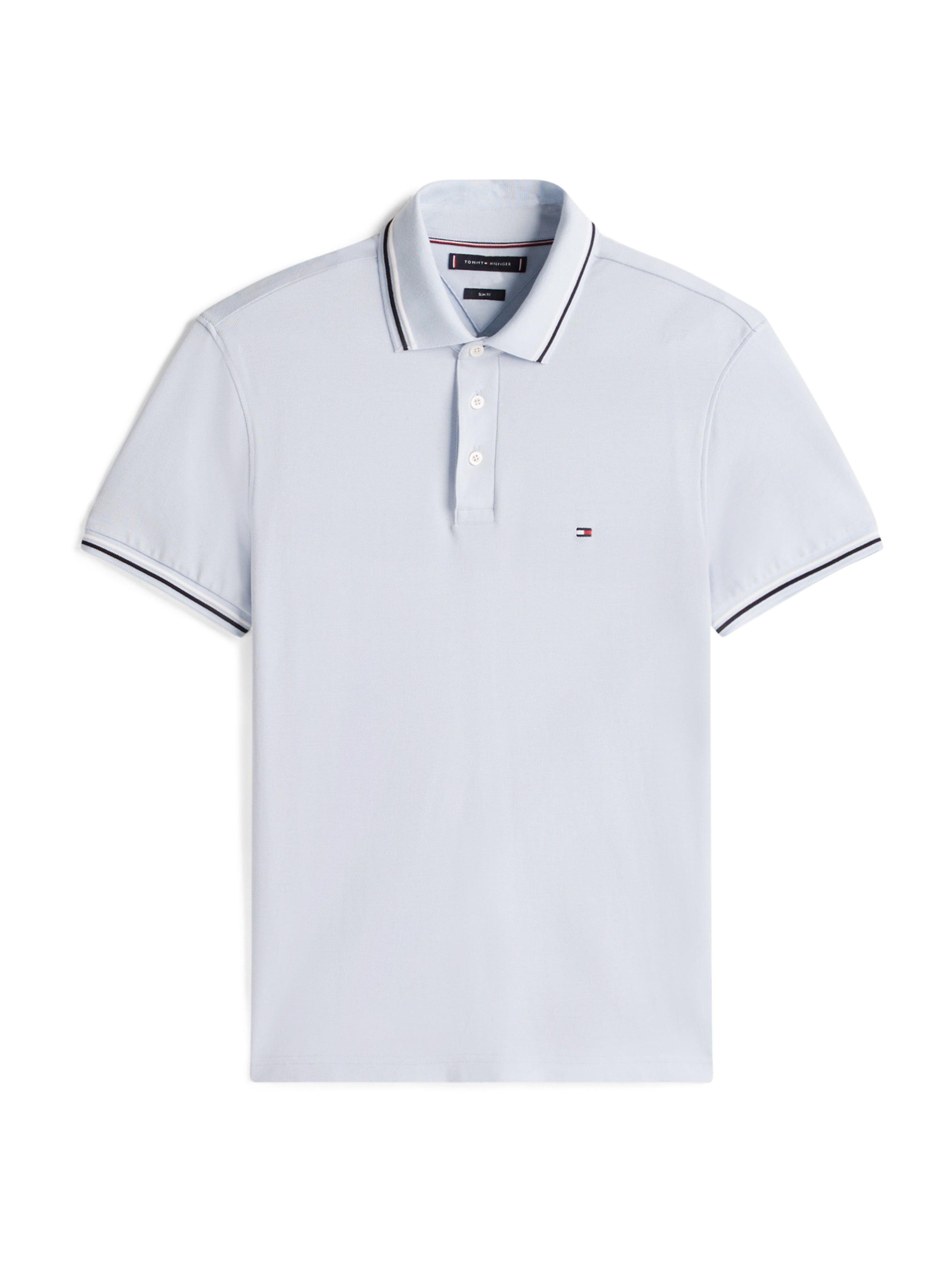 TOMMY HILFIGER Футболка в Темно-синий / Пастельно-синий / Белый, Обзор товара