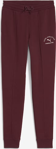 PUMA Tapered Sportbroek 'Class' in Rood: voorkant