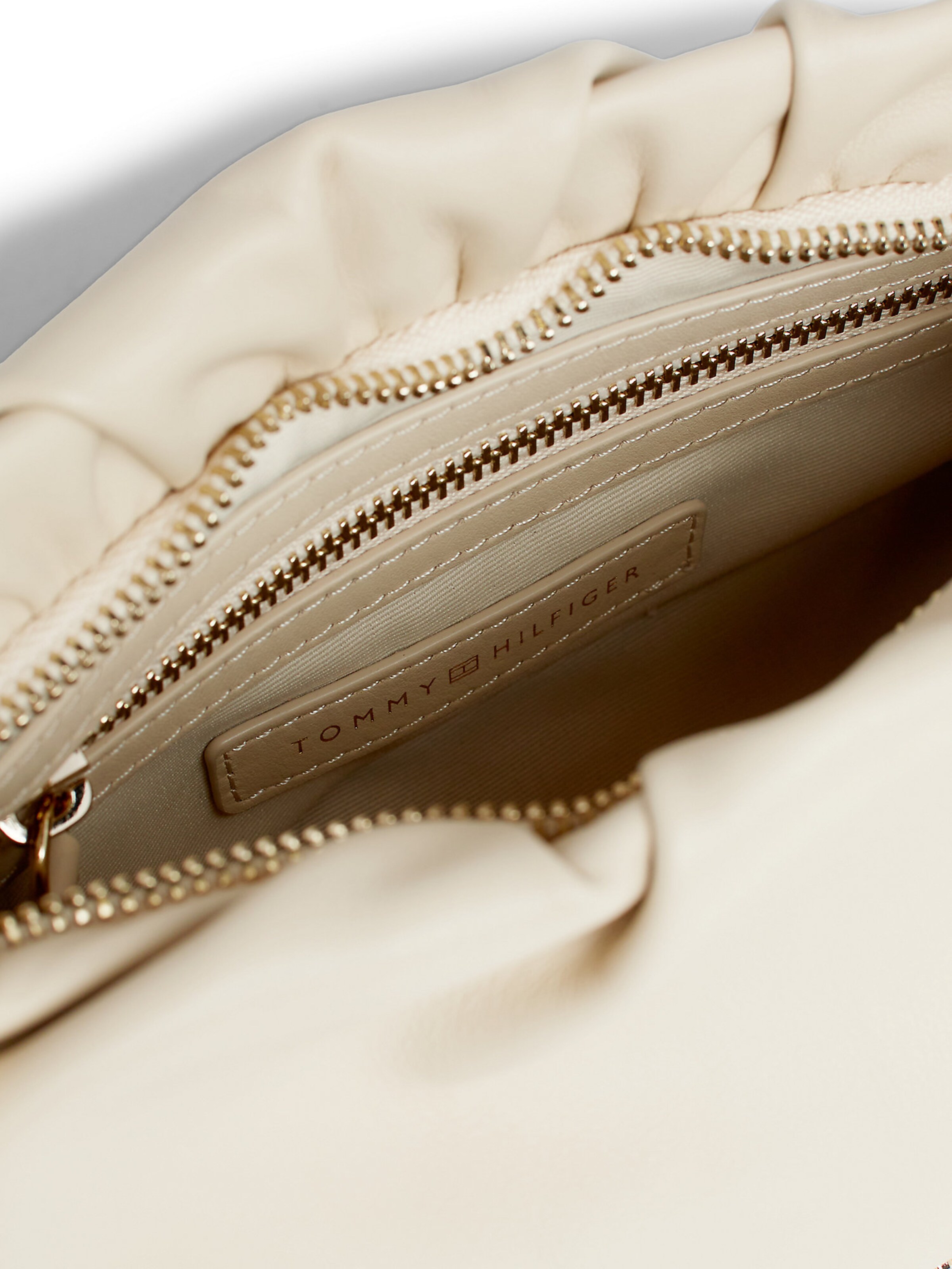 TOMMY HILFIGER Torba na ramię 'LUXE' w kolorze beżowy