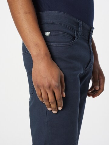 INDICODE JEANS Slim fit Trousers 'Ayman' in Blue