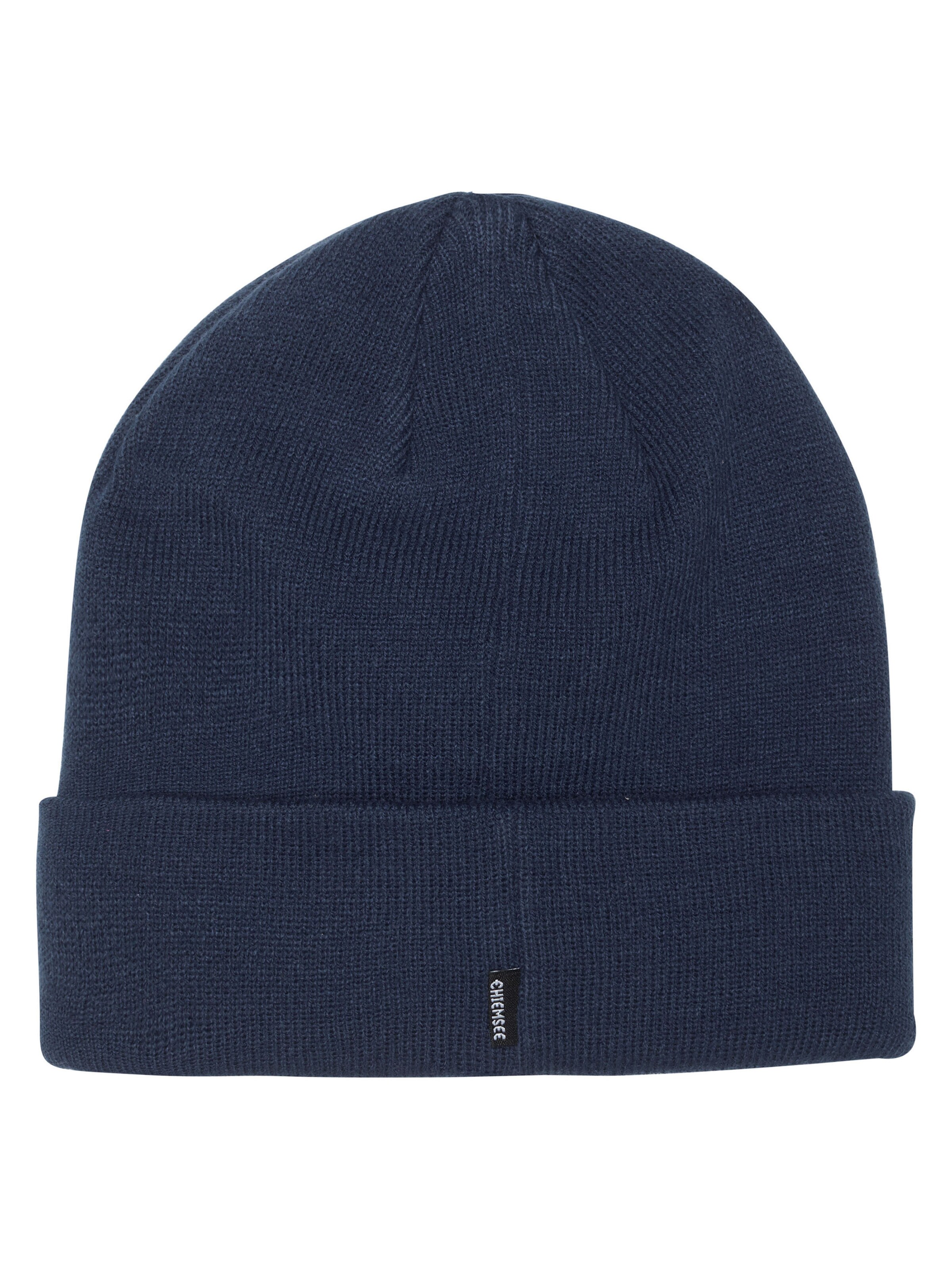 CHIEMSEE Beanie ' mit Umschlagbund ' in Blau
