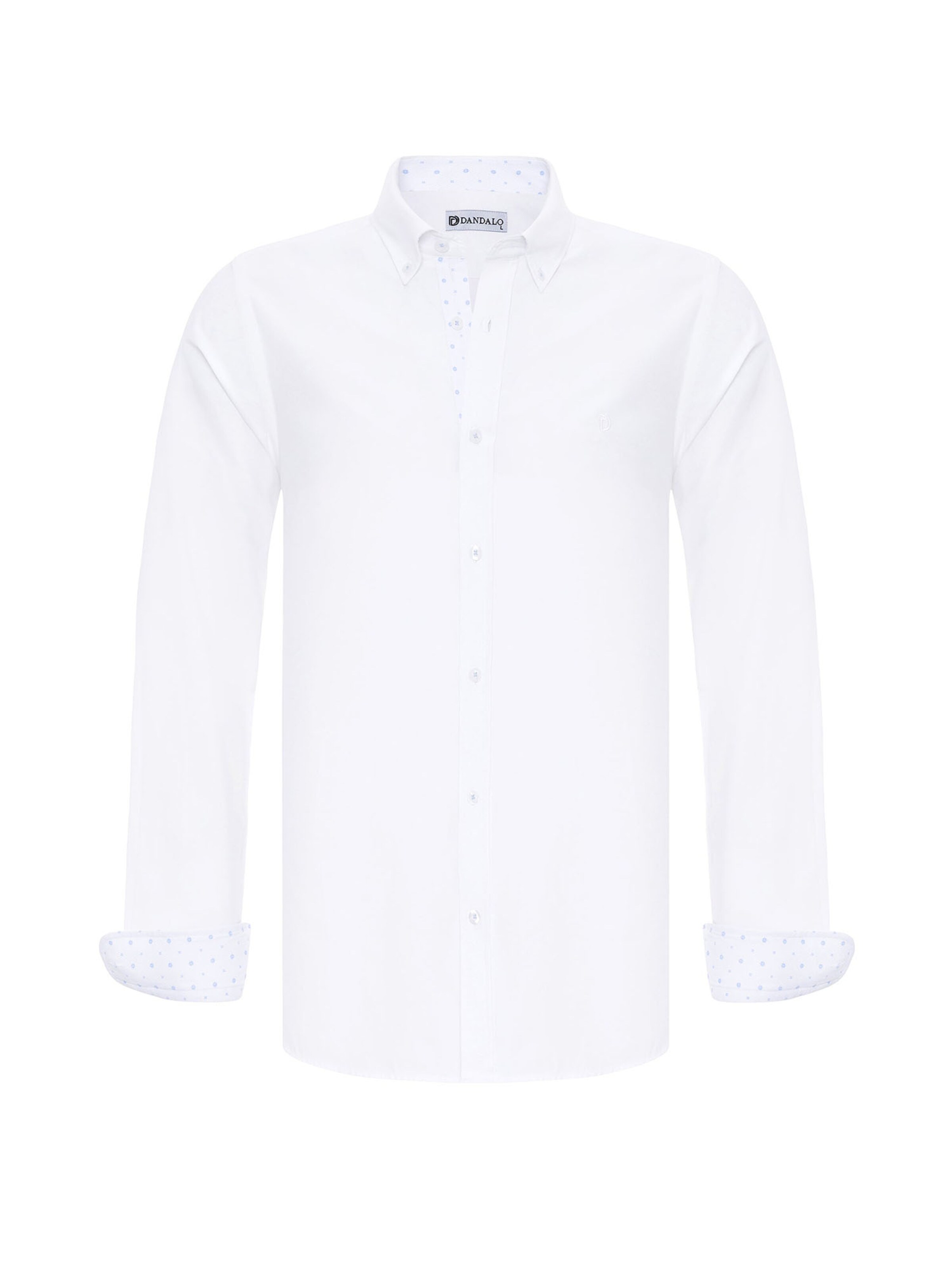 Regular fit Camicia di Dandalo in bianco: frontale