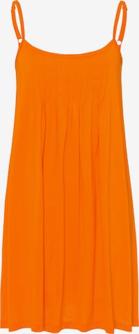 Hanro Nightgown ' Juliet ' in Orange: front