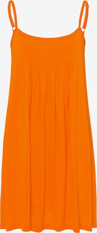 Chemise de nuit ' Juliet ' Hanro en orange : devant