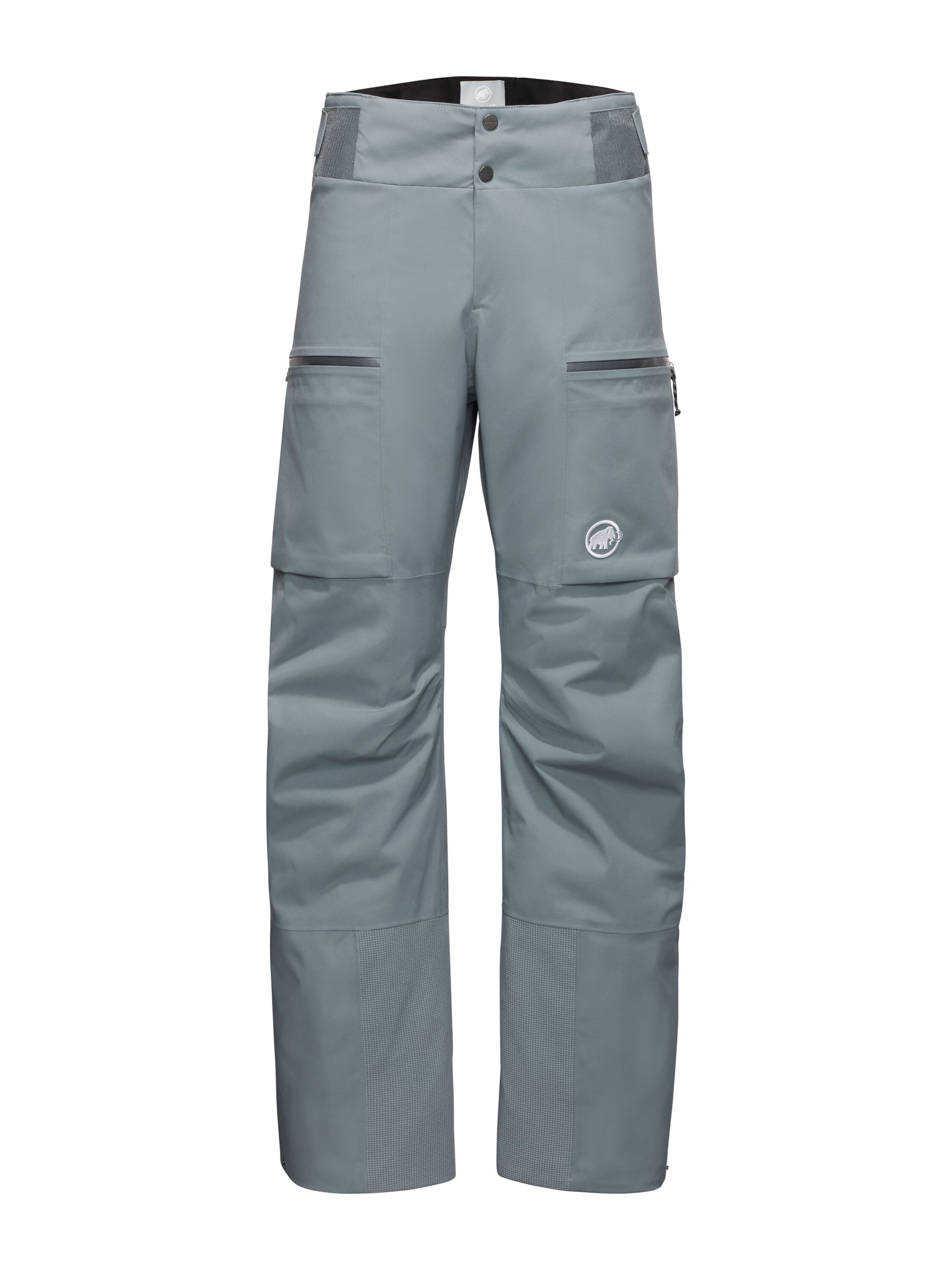 MAMMUT Outdoor Pants in Grey: front