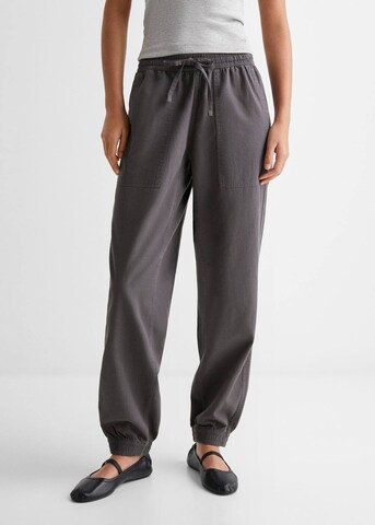 MANGO TEEN Regular Pants 'Rebel' in Grey: front