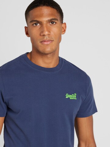 Superdry Shirt 'Essential' in Blauw