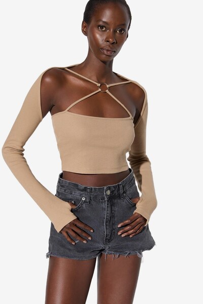 No Matter What Blouse bodysuit in Beige, Item view