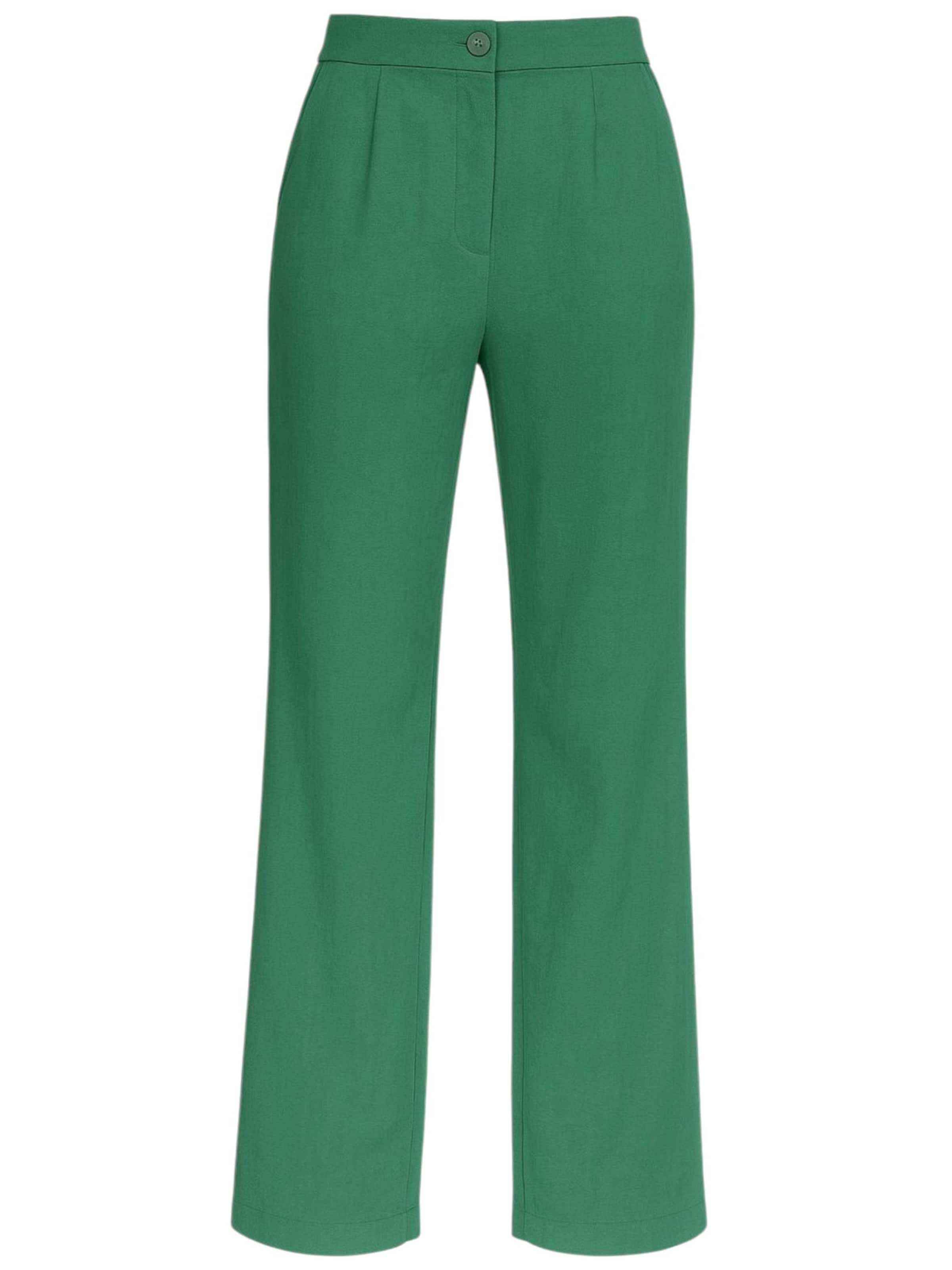 Wide leg Pantaloni 'LIRIN' di fashionshowcase in verde: frontale