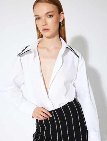 Koton Bluse in Weiß