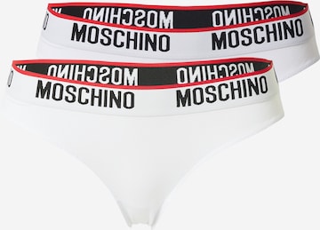 Moschino Underwear Слип в бяло: отпред