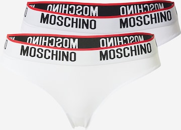 Moschino Underwear Σλιπ σε λευκό: μπροστά