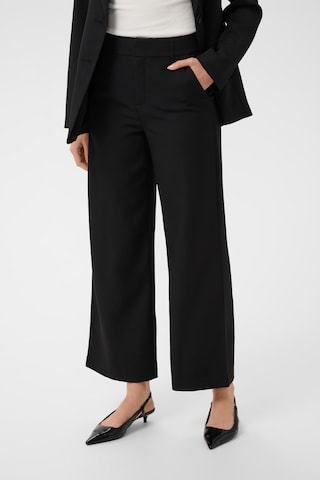 Kaffe - regular Pantalón 'LOUIS' en negro: frente