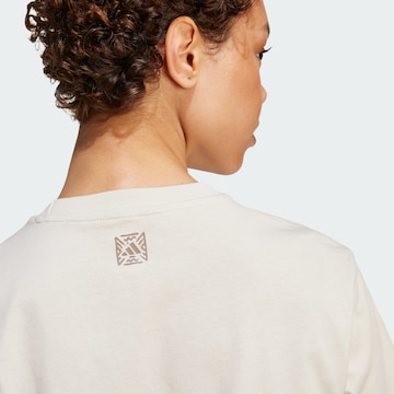 ADIDAS SPORTSWEAR Функциональная футболка в Бежевый