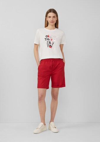 s.Oliver Loose fit Pants in Red: front