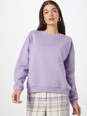 b.young Sweatshirt in Lila: voorkant