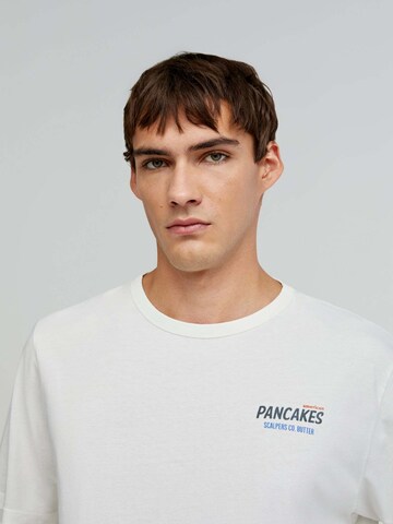 T-Shirt 'Pancakes' Scalpers en blanc