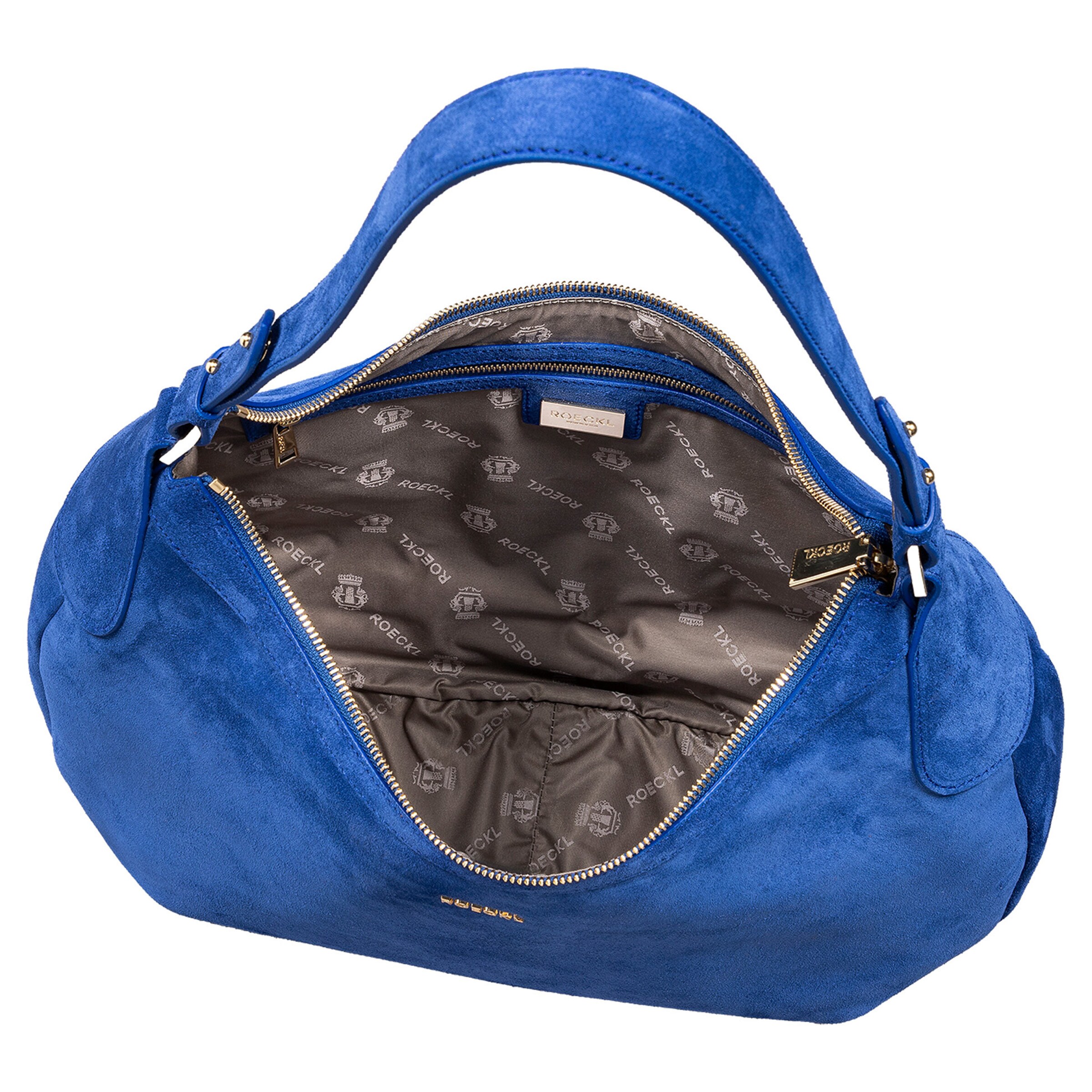 Borsa a spalla 'LIBERTY SCHULTERTASHE VELOUR MEDIUM' di Roeckl in blu