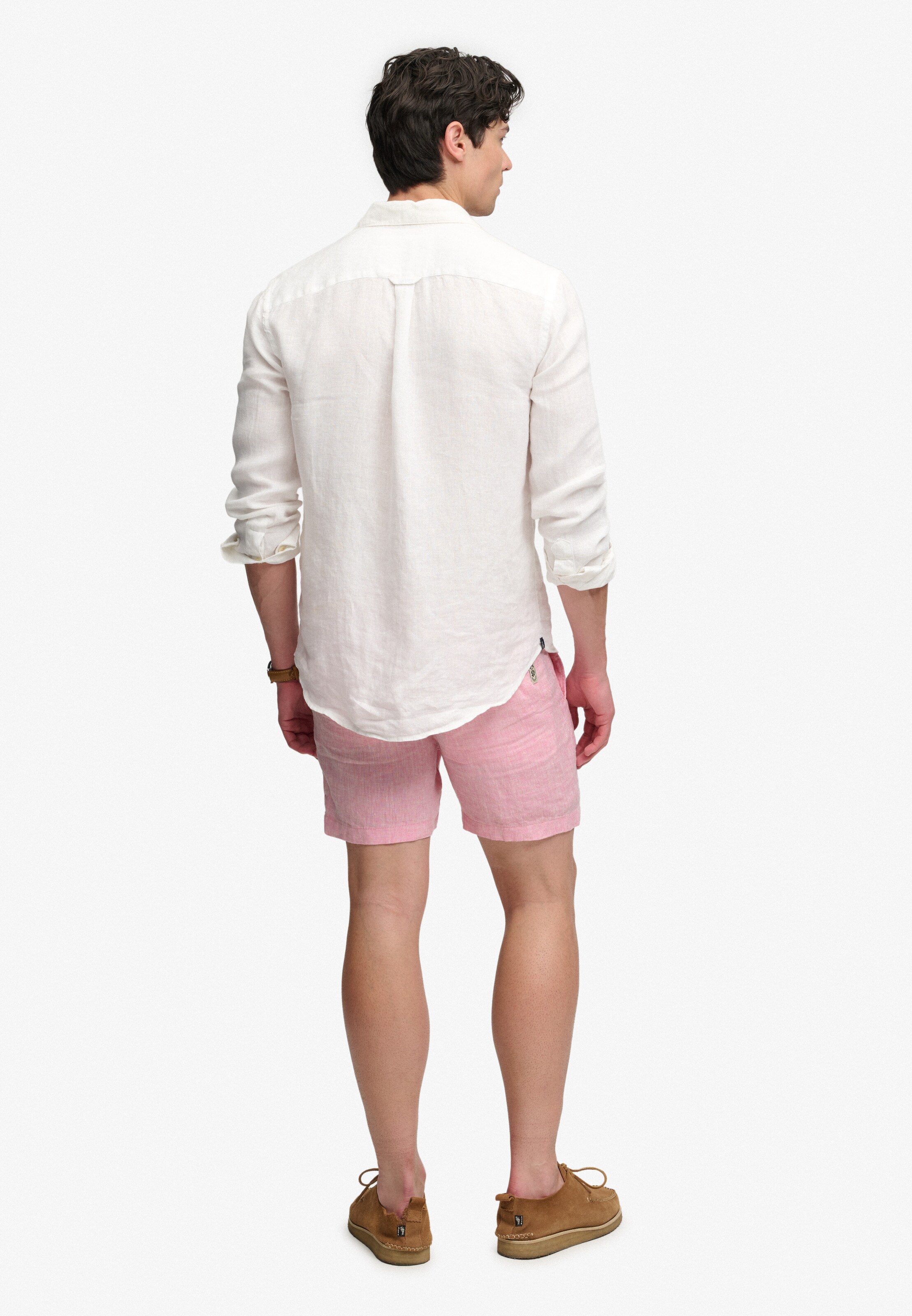 Superdry & Co Regular Broek 'Merchant Store' in Roze