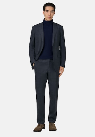 Boggi Milano Regular Suit 'Prince of Wales' in Blue: front