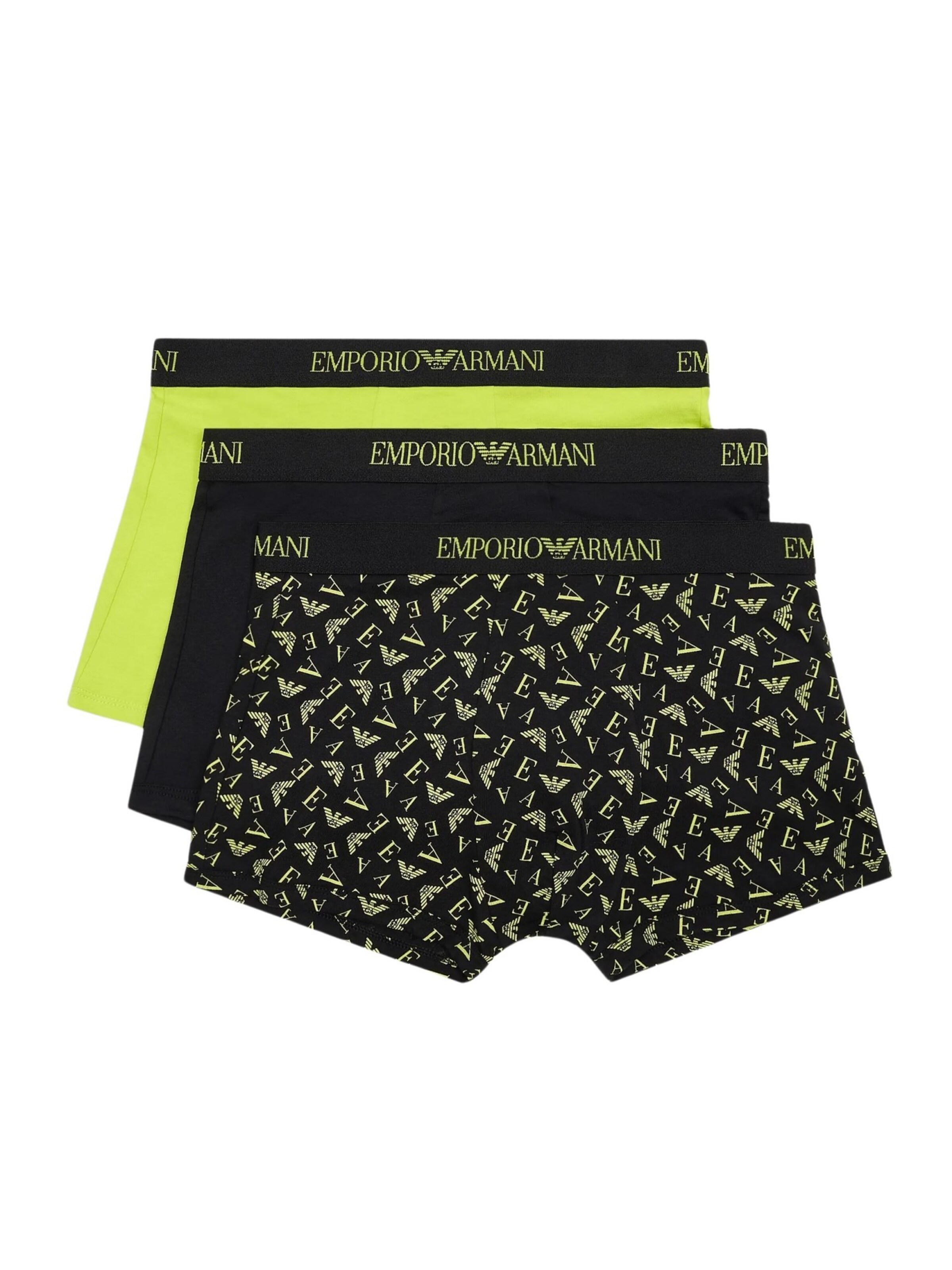 Boxer di Emporio Armani in verde: frontale