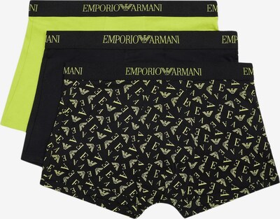 Emporio Armani Boxers en vert fluo / noir, Vue avec produit