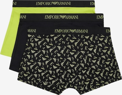 Boxer Emporio Armani di colore verde neon / nero, Visualizzazione prodotti