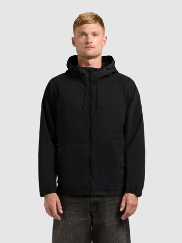 khujo Between-Season Jacket 'WERU' in Black: front