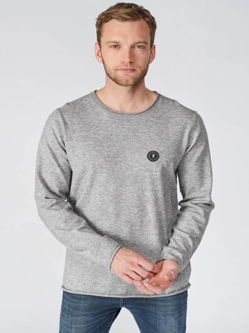 Pull-over Le Temps Des Cerises en gris : devant
