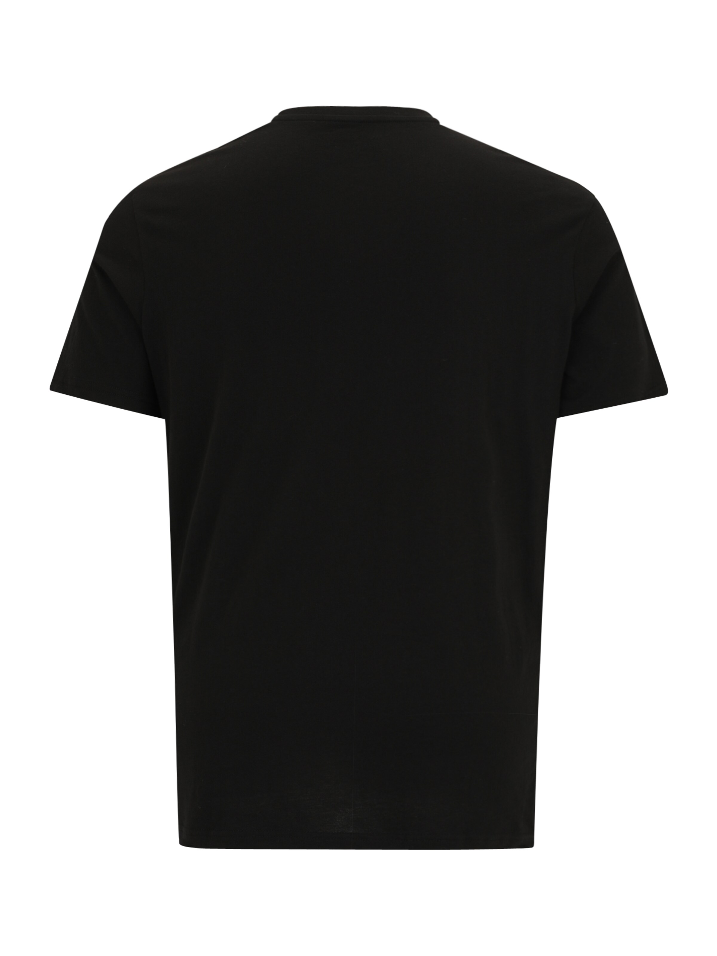 Tricou 'JCOPOINT' de la Jack & Jones Plus pe negru